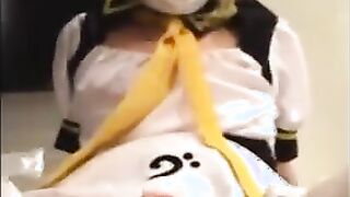 Asian Crossdresser Rides Cock and Cums Hard