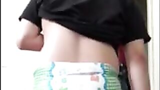 Hot diaper messing