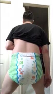 Hot diaper messing