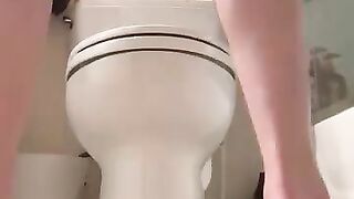 Diaper Boy Going Potty