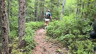 Diaper boy hiking