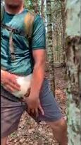 Diaper boy hiking