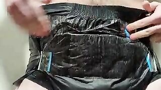 Diaper boy changes at the doctor