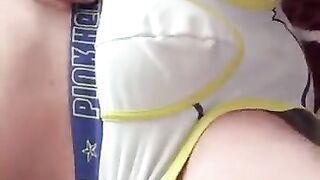 Twink diaper boy tease