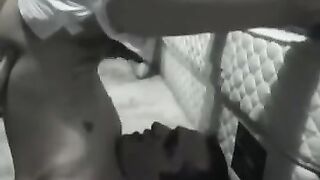 Diaper boy taking own load