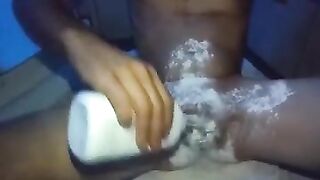 (Not me) Diaper boy changing himself