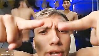four sexy gay latino twink on cam 567