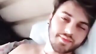 Clean Indian boy in bed