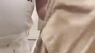 Wet diaper boy public