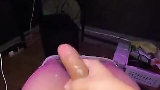 Moaning latino cumming