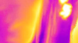 Thermal video diaper pee