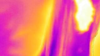 Thermal video diaper pee