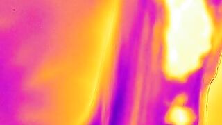 Thermal video diaper pee