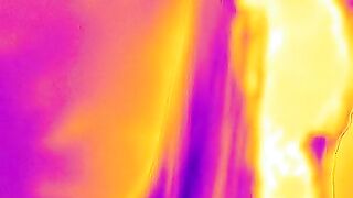 Thermal video diaper pee