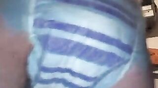 Emena in goodnites diaper
