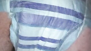 Emena in goodnites diaper