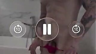 Hot muscle men latino with tattoo - video 2