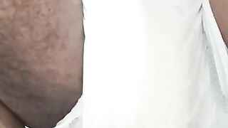 Desi teen twink pisses himself in his soaked diaper