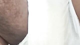 Desi teen twink pisses himself in his soaked diaper