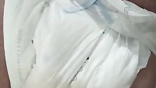 Diaper boy piss