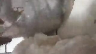 Pee diaper and bug in it