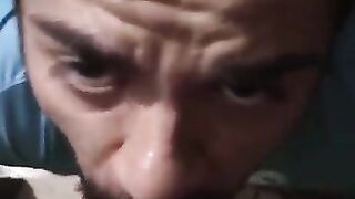 latino sucking uncut dick