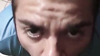 latino sucking uncut dick