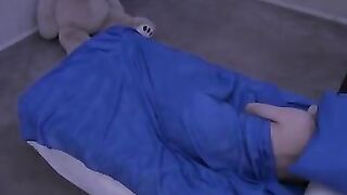 Nanny humps diaper boy and blows him