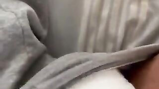Wet diaper boy having fun