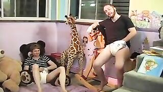 Diaper Boys Punished