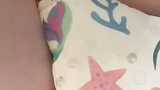 wetting diaper boy