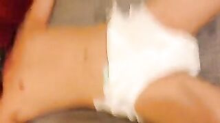 Bound Diaper Boy Has Plug Teased By His Captor
