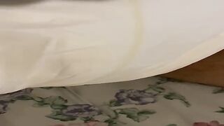 Diaper Boy Completely Soaks Himself