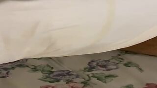 Diaper Boy Completely Soaks Himself