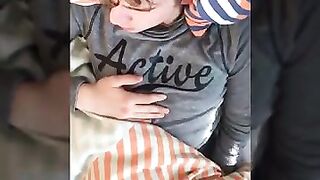 Diaper boy waking up wet