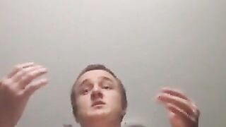 Diaper boy pooping himself