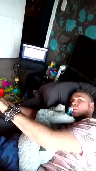 Diaper boy pooping his diaper - video 2