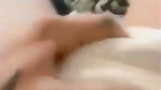 Diaper Boy Rubs His Diaper