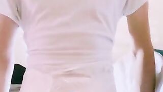 Me wetting diaper