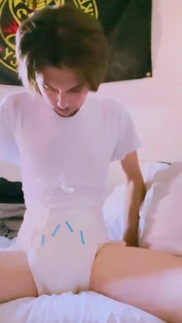 Me wetting diaper