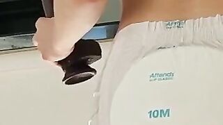 BLONDE DIAPER FUCK