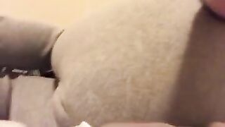Teasing my dirty diaper