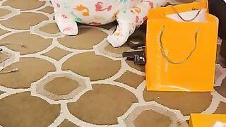 Messy diaper boy - video 9