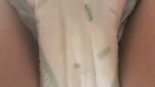 Diaper boy peeing