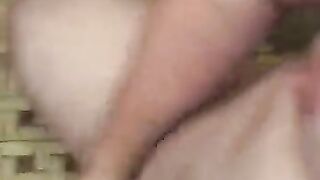 Diaper boy hiding in the bathroom to cum