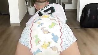blond german diaper boy
