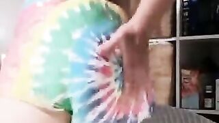 Diaper boy huge cum