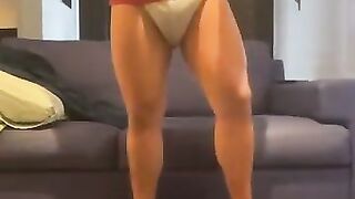 Hot diaper boy wearing his big diaper under gray briefs