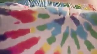 Diaper boy shows off butt