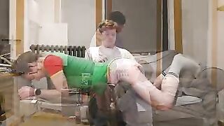 Diaper Boy Leaks And Gets Spanked